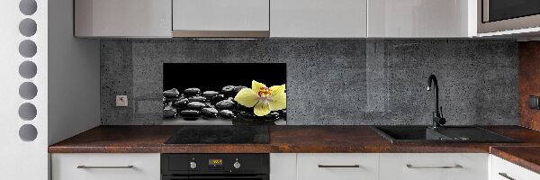 Spatplaat keuken Orchidee