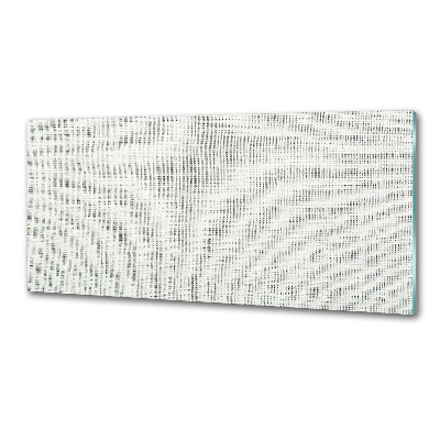 Spatplaat keuken Wit linnen canvas