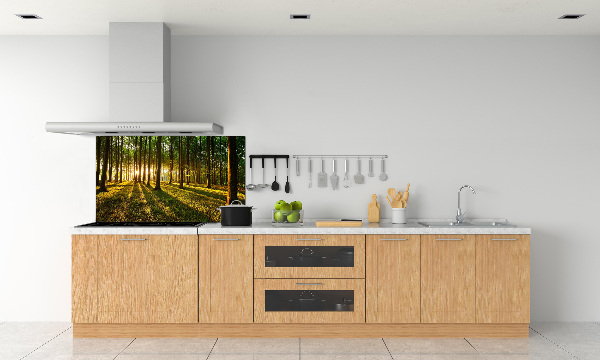 Achterwand keuken Zonnestralen