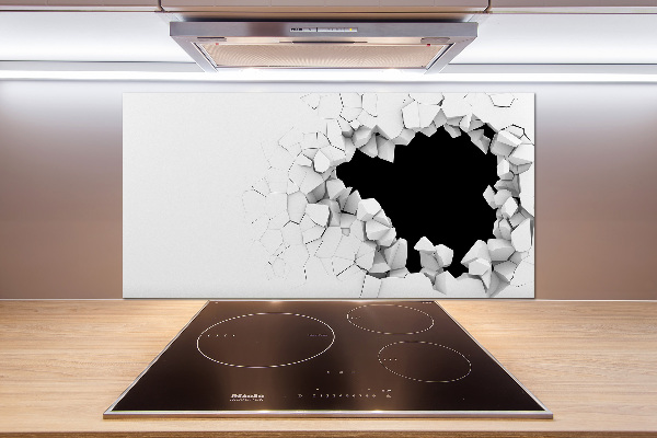 Keuken achterwand Gat in de muur