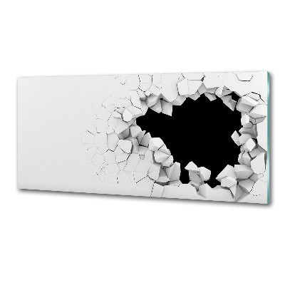 Keuken achterwand Gat in de muur