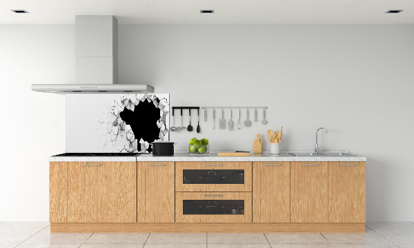 Keuken achterwand Gat in de muur