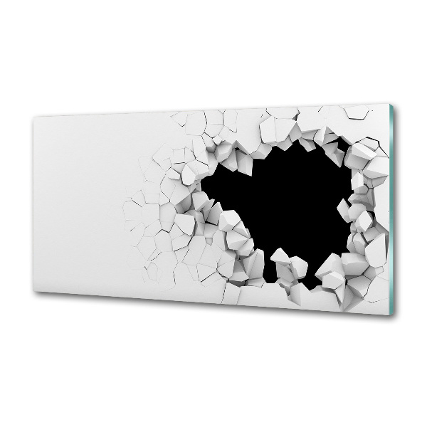 Keuken achterwand Gat in de muur