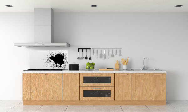 Keuken achterwand Gat in de muur