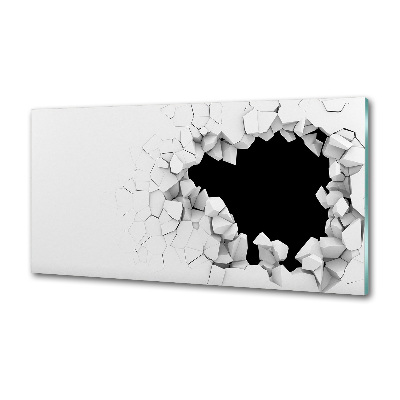 Keuken achterwand Gat in de muur