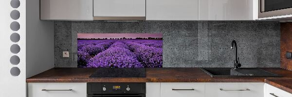 Achterwand keuken Lavendelveld
