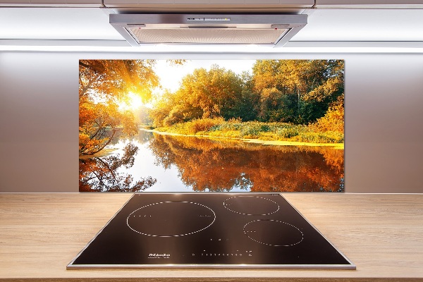 Keuken achterwand Rivier in de herfst