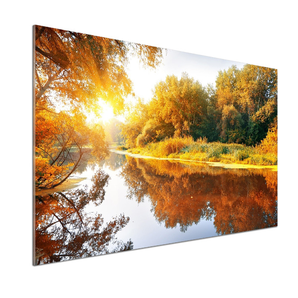 Keuken achterwand Rivier in de herfst