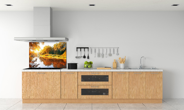 Keuken achterwand Rivier in de herfst