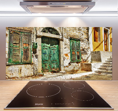 Keuken achterwand Griekse straten