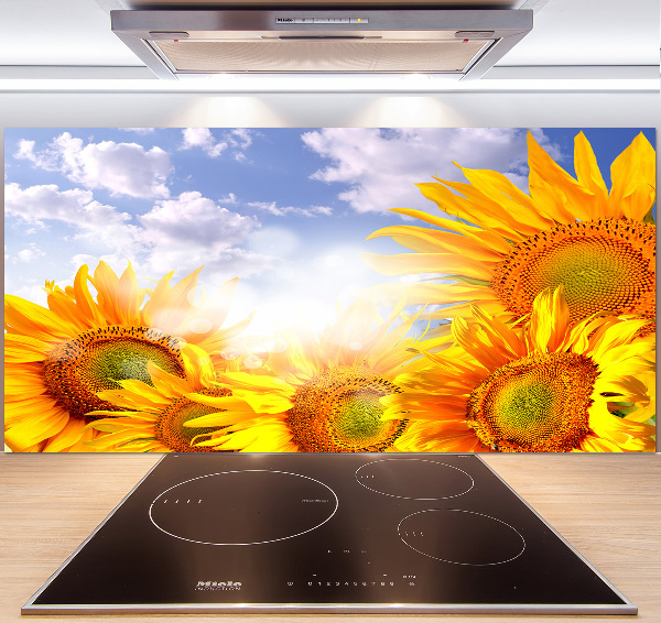 Keuken achterwand Zonnebloemen