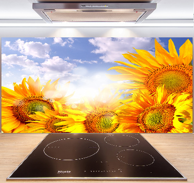 Keuken achterwand Zonnebloemen