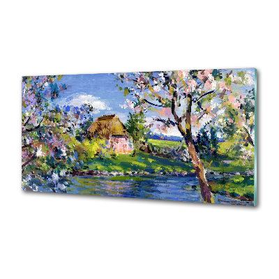 Spatplaat keuken Lentelandschap