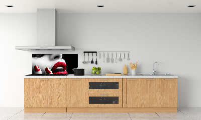 Achterwand keuken Kanten masker