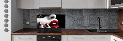 Achterwand keuken Kanten masker