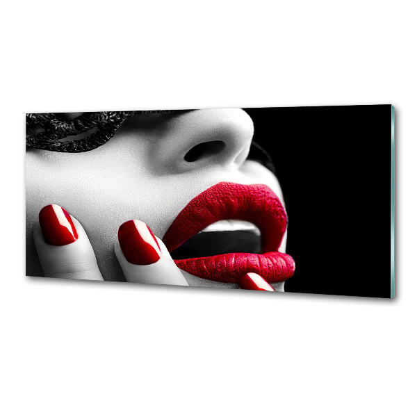 Achterwand keuken Kanten masker