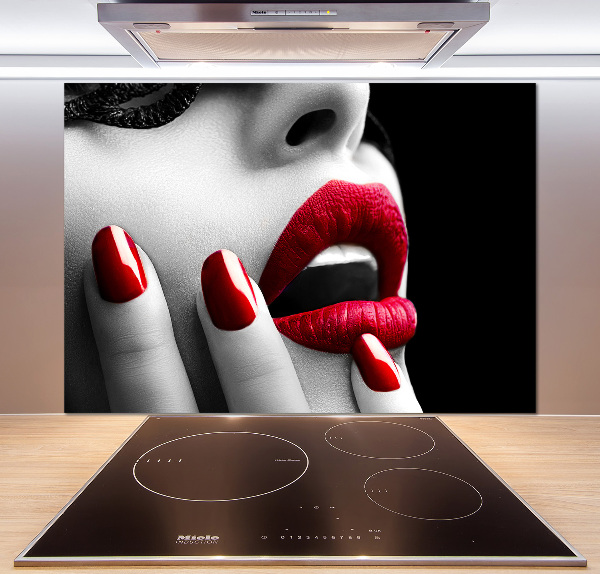 Achterwand keuken Kanten masker