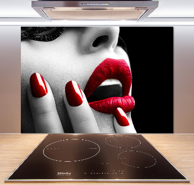 Achterwand keuken Kanten masker