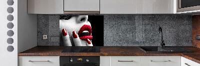 Achterwand keuken Kanten masker