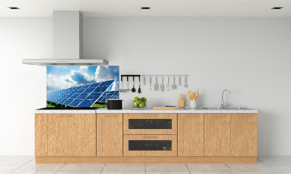 Spatplaat keuken Zonnebatterijen