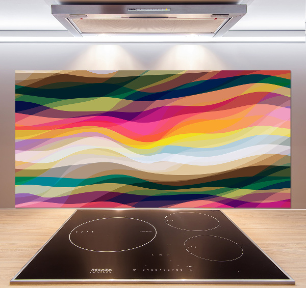 Keuken achterwand Abstracte golven
