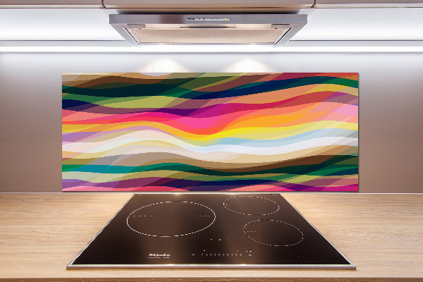 Keuken achterwand Abstracte golven