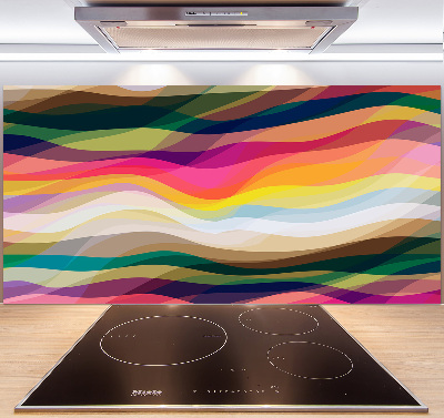 Keuken achterwand Abstracte golven