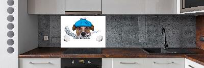 Achterwand keuken Zieke hond