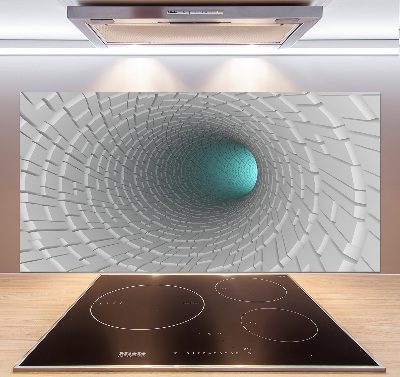 Spatscherm keuken 3D-tunnel