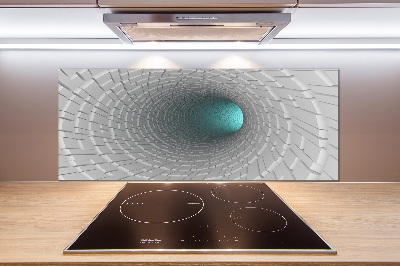 Spatscherm keuken 3D-tunnel