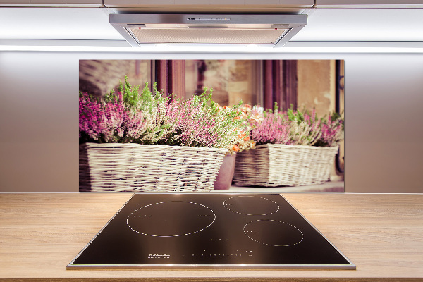 Keuken achterwand Lavendel in een pot