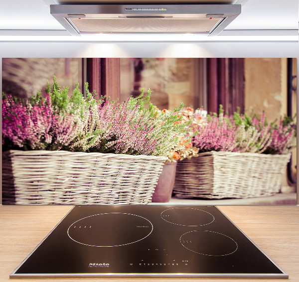 Keuken achterwand Lavendel in een pot