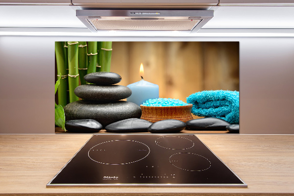 Spatscherm keuken Bamboe