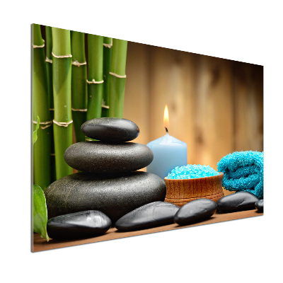 Spatscherm keuken Bamboe