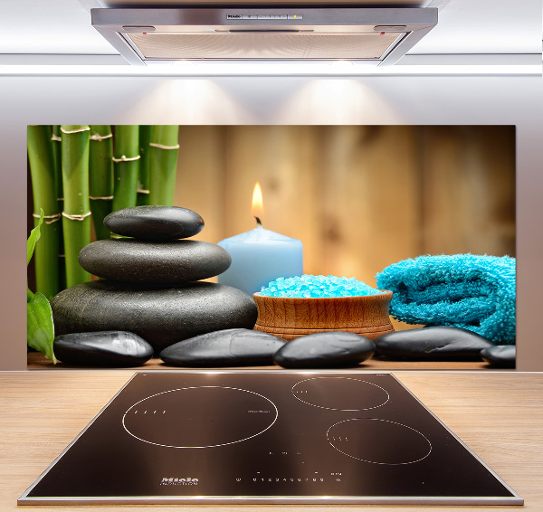 Spatscherm keuken Bamboe