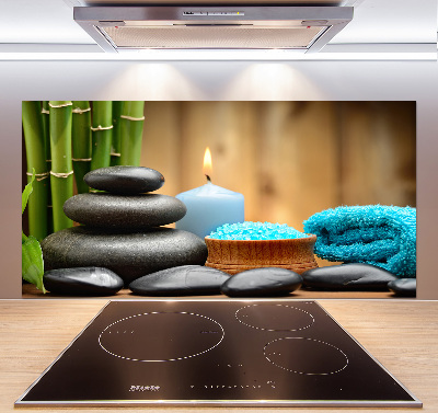 Spatscherm keuken Bamboe