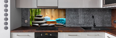 Spatscherm keuken Bamboe