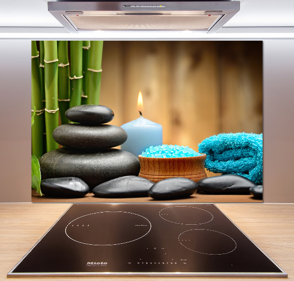 Spatscherm keuken Bamboe