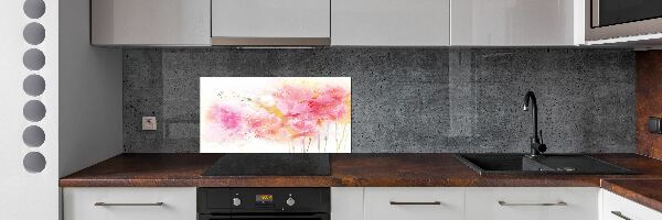 Spatplaat keuken Bloemen