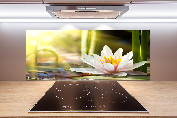 Spatplaat keuken Waterlelie