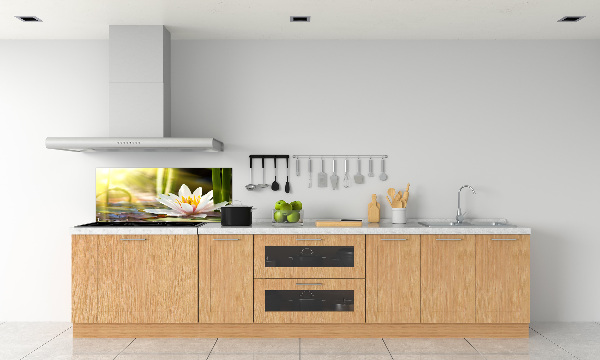 Spatplaat keuken Waterlelie