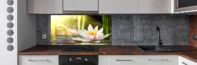 Spatplaat keuken Waterlelie