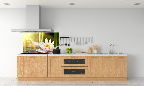 Spatplaat keuken Waterlelie