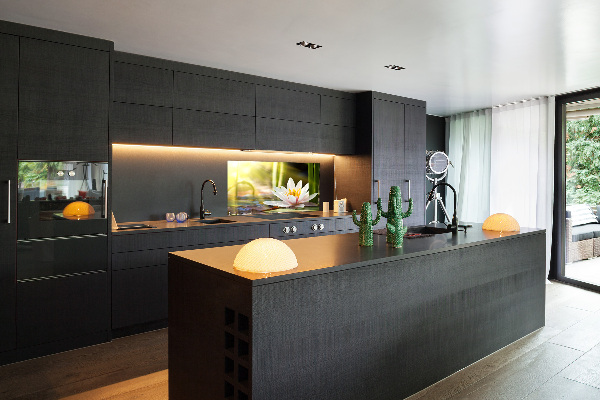 Spatplaat keuken Waterlelie