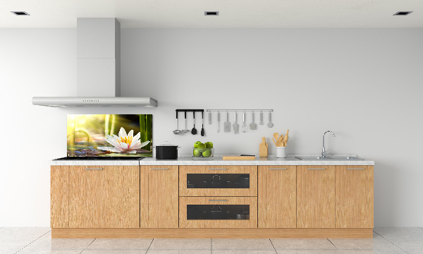 Spatplaat keuken Waterlelie