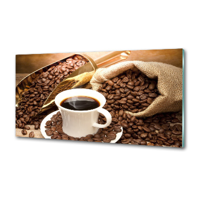 Achterwand keuken Een kopje koffie