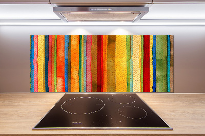 Keuken achterwand Kleurrijke strepen