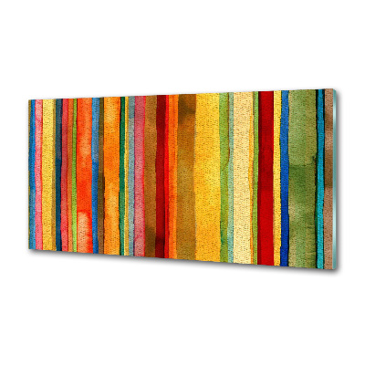 Keuken achterwand Kleurrijke strepen