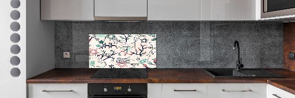 Keuken achterwand Dieren en bloemen
