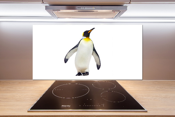 Glazen achterwand keuken Pinguïn